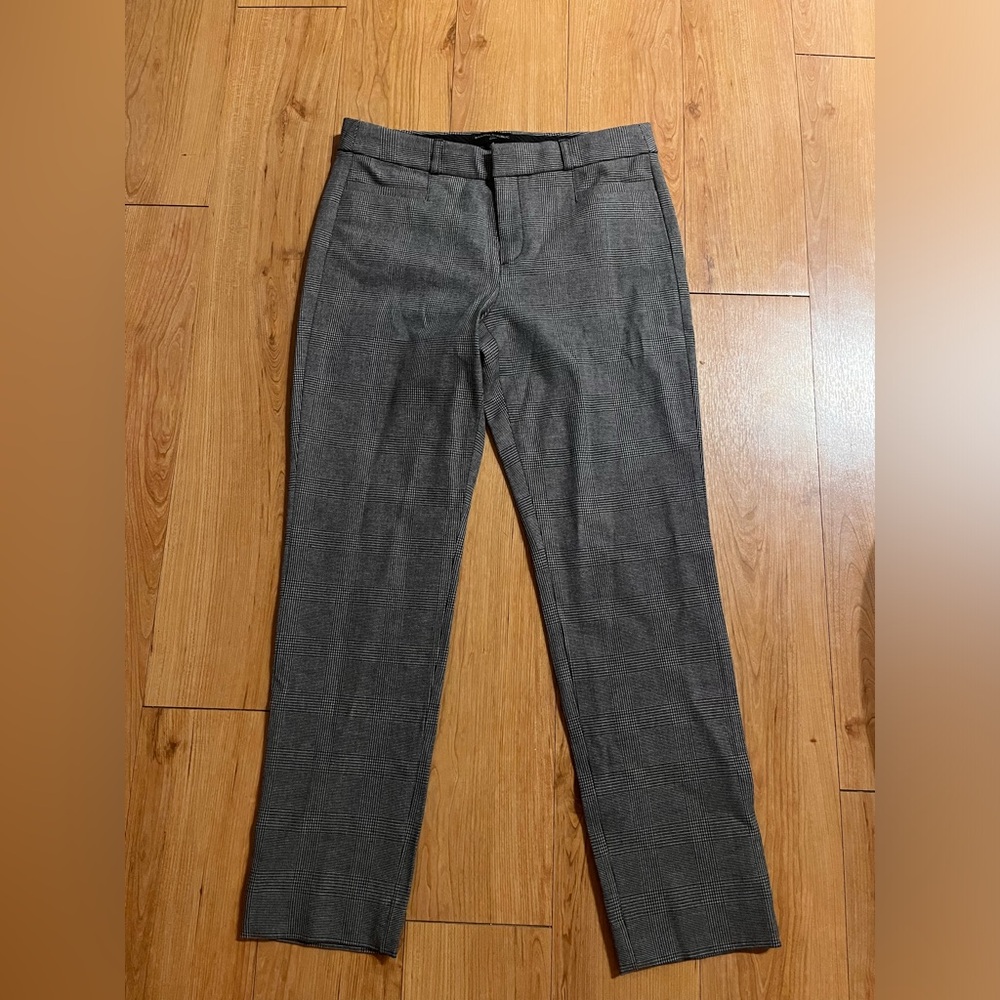 Checkered Banana Republic High Rise Sloan Full Length Pant